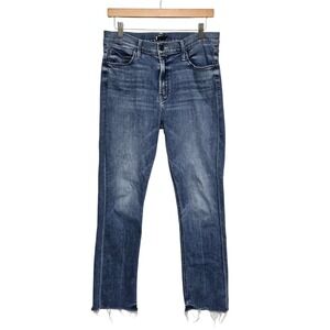 MOTHER mid rise ankle dazzler jeans